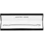 Geoffrey Beene Men’s Stainless Steel Double Franco Chain Bracelet with Extension