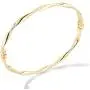 Miabella 18K Gold Over Sterling Silver Italian Oval Twist Hinged Bangle Bracelet for Women Teen Girls 6.75 to 8 Inch 925 Made in Italy Miabella 18K Gold Over Sterling Silver Italian Oval Twist Hinged Bangle Bracelet for Women Teen Girls 6.75 to 8 Inch 925 Made in Italy