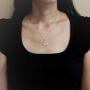 Sterling Silver Spiral Koru Pendant Necklace, 18''