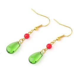 Jojos Bizarre Adventure Drop Earrings Anime gold Dangle Earrings for Women Jean Pierre Polnareff Earring Cosplay Accessories