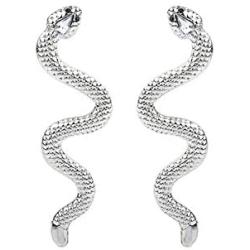 Snake Serpent Drop Dangle Earring Personalised Vintage Animal Jewelry for Women