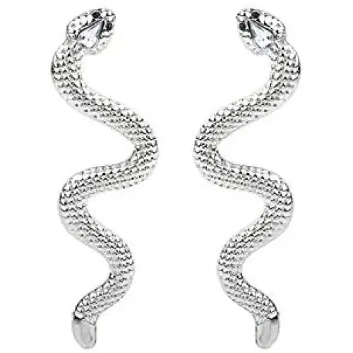 Snake Serpent Drop Dangle Earring Personalised Vintage Animal Jewelry for Women