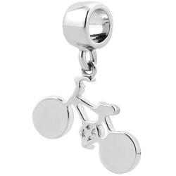 JewelryHouse Bicycle Bike Charm Sport Charms Simulated Crystal Charms for Bracelet
