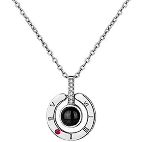 HACOOL Projective Necklace, I Love You Symbol of Steadfast The Memory of Love Different Languages for I Love U HACOOL Projective Necklace, I Love You Symbol of Steadfast The Memory of Love Different Languages for I Love U