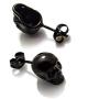 Xusamss Punk Jewelry Stainless Steel Skull Head Stud Earrings
