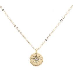 MaeMae Polaris North Star Charm Bracelet, Necklace 14K Gold Filled Dainty Cable Chain