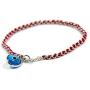 Protection Evil Eye Bracelet - Lucky Blue Evil Eye Charm - 7 Inch Womens Sterling Silver Jewelry - Best Kabbalah Red String Bracelets for Women