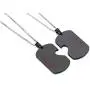 PJ Stainless Steel Ill Hold You in My Heart Puzzle Piece Heart Matching Couple Dog Tag Necklace PJ Stainless Steel Ill Hold You in My Heart Puzzle Piece Heart Matching Couple Dog Tag Necklace
