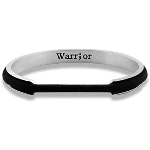 Zuo Bao Semicolon Jewelry Hair Tie Bracelet Fighter Semicolon Cuff Bracelet Depression Awareness Semicolon Bracelet Zuo Bao Semicolon Jewelry Hair Tie Bracelet Fighter Semicolon Cuff Bracelet Depression Awareness Semicolon Bracelet