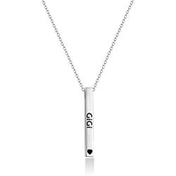 ENSIANTH Gigi Necklace Grandma Jewelry Gigi Letter Necklace Nana Mimi Grammy Gigi Gift Family Jewelry