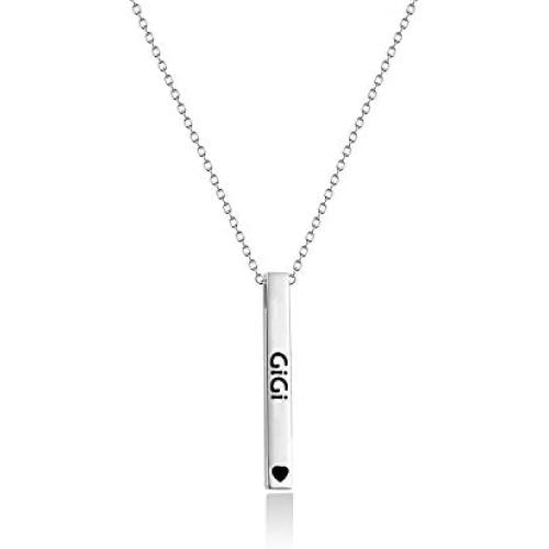 ENSIANTH Gigi Necklace Grandma Jewelry Gigi Letter Necklace Nana Mimi Grammy Gigi Gift Family Jewelry