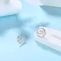 Womens Ocean Wave Necklace Earrings Set 925 Sterling Silver Sea Beach Jewelry Set Girls Boho Jewelry Sea Jewelry for Surfer Beach Lover Gift