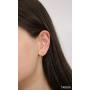 14k Yellow Gold Round Endless Hoop Earrings - 10-18mm