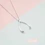 925 Sterling Silver Jewelry Open Heart Pendant Ring Holder Necklace Wedding Engagement Anniversary Infinity Love Gift for Her, Wife, Girlfriend, Fiancee