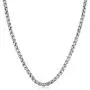 Verona Jewelers Real 925 Sterling Silver 2MM - 5MM Solid Round Box Link Necklace and Bracelet, Chain For Men Women Boys Girls, Rhodium Chain, Extra Durability, 16-30 Inch