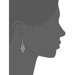 Sterling Silver Celtic Design Oval Dangle Earrings