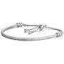 LONAGO Jewelry Moments Slider Snake Chain Charm Bracelet 925 Sterling Silver Sliding Clasp Adjustable Link Fit Pandora Charm Bead Birthday Gift for Women Mom