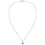 AeraVida Lucky Charm .925 Sterling Silver Four Leaf Clover Pendant Charm Necklace