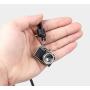 Isijie jewelry Retro Style,DIY Personality Antique Camera Pendant Necklace for Women/Men/Unisex(Alloy,Leather Rope 32.7'')