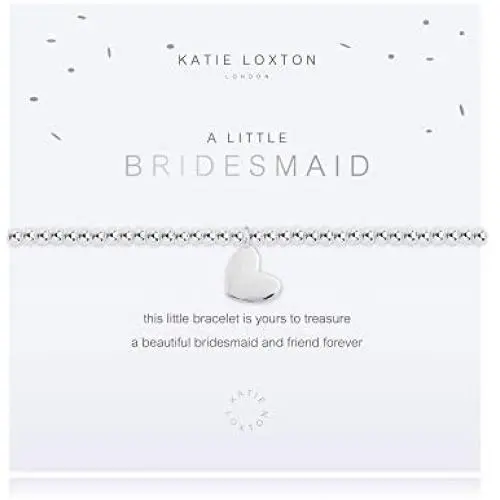 Katie Loxton a Little Bridesmaid Womens Stretch Adjustable Band Fashion Charm Bracelet Katie Loxton a Little Bridesmaid Womens Stretch Adjustable Band Fashion Charm Bracelet