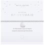 Katie Loxton a Little Bridesmaid Womens Stretch Adjustable Band Fashion Charm Bracelet