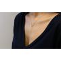 S.J JEWELRY Womens Handmade CZ Simple Delicate 14K Gold Plated/Rose Gold Plated/Silver Plated Lariat Simple Baton Adjustable Y Necklace