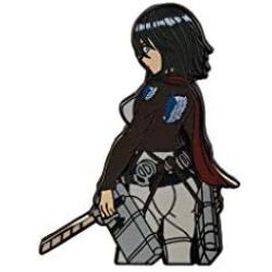 WeeblyWeebie Attack on Titan Mikasa Ackerman Hard Enamel Pin Season 4 Final Season Anime Merch ODM Gear Sword Wall Maria Rose Waifu Lapel Pins