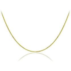 Michael Zweig 925 Sterling Silver Necklace for Women - Necklace Box Chain Sterling Silver | 0.85 mm Thickness with Spring Ring, Italy Tag