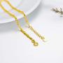 Solid 18K Gold Bracelets for Women, Real Gold Adjustable Italian Chain Bracelets Anniversary Christmas Jewelry Gifts for Wife, Mom, Girlfriend, 6.5''- 7.5''