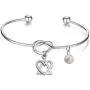 AKTAP Adoption Gifts Love Knot Cuff Bracelet Intertwined Heart and Triangle Adoption Symbol Charm Bracelet for Stepmom Stepdaughter AKTAP Adoption Gifts Love Knot Cuff Bracelet Intertwined Heart and Triangle Adoption Symbol Charm Bracelet for Stepmom Stepdaughter