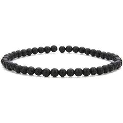 BALIBALI 4MM Mini Gemstone Energy Bracelets Tiny Bracelet Natural Stone Statement Bracelet Charm Beaded Couples Bracelets