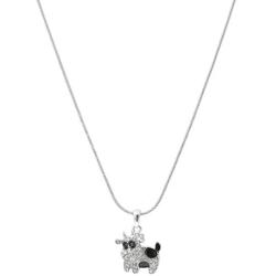 chelseachicNYC Crystal Black Spot Cow Necklace