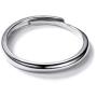 Custom Engrave Wedding Band 925 Sterling Silver 2.5mm Wide Couple Rings Personalized with Names