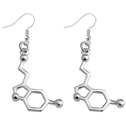 Happiness Serotonin Molecule Y Necklace Chemistry Jewelry Science Teacher Gifts for Science Lovers Happiness Serotonin Molecule Y Necklace Chemistry Jewelry Science Teacher Gifts for Science Lovers