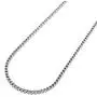 Verona Jewelers Sterling Silver 1.5MM and 2MM Solid Franco Square Box Link 925 Rhodium Necklace Chain 16-24 Inches