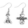 FUSTMW Baseball Earrings Baseball Bat Accessories Jewelry Dangle Earrings Softball Player Coach Jewelry Gifts for Baseball Lovers