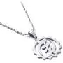 Stainless Steel Wisdom Adinkra Symbols Meanings Pendant Necklace Adinkra Gye Nyame Jewelry