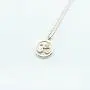 Spoil Cupid 14K Gold Plated 925 Sterling Silver Matte Finish Yoga Aum Om Ohm Sanskrit Yogi Spiritual Harmony Pendant Necklace,18''