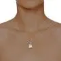 IGI Certified Diamond & Sterling Silver Zodiac Pendant Aries with 18'' Chain