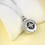 Angel caller Sterling Silver Vintage Nautical Compass Pendant Necklace for Unisex,18'',Enjoy The Journey,Pendant for Travel, Long Distance, Graduation Gift Angel caller Sterling Silver Vintage Nautical Compass Pendant Necklace for Unisex,18'',Enjoy The Journey,Pendant for Travel, Long Distance, Graduation Gift