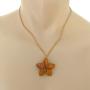 Hawaiian Jewelry Hand Carved Koa Wood Hawaii Plumeria Flower Necklace from Hawaii