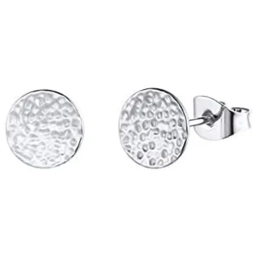CHESKY 14K Gold/Silver Plated Hammered Moon Stud Earrings for Women Girls Dainty Brushed Finish Coin Ear Studs Circle Stud Earrings Simple Jewelry CHESKY 14K Gold/Silver Plated Hammered Moon Stud Earrings for Women Girls Dainty Brushed Finish Coin Ear Studs Circle Stud Earrings Simple Jewelry