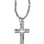 Holy Spirit Dove Cross Confirmation Necklace, 18 Inch