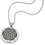 Unisex Essential Oil Diffuser Necklace – Aromatherapy Jewelry - Hypoallergenic 316L Surgical Grade Stainless Steel, 24” Rope Chain + 9 Washable Insert Pads