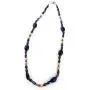 Masha Sterling Silver Necklace Made in USA - Exclusive Southwestern Handmade Jewelry, 1 Strand 19'' in Length