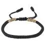 Tibet Bracelet with Agate Beads Handmade Tibetan Braided Cotton Copper Beads Bracelet Adjustable String Lucky Rope Bracelet for Teen Girls Jewelry(C)