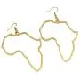 Fashion Gold Africa Map Hollow Out Drop Dangle Earrings for Girls Womens Minimalist Design Earrings Fashion Gold Africa Map Hollow Out Drop Dangle Earrings for Girls Womens Minimalist Design Earrings