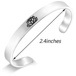 Mulan Quote Cuff Bracelet The Flower That Blooms In Adversity Is The Most Rare And Beautiful Of All Princess Bracelet Jewelry