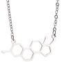 KUIYAI Estrogen Molecule Necklace Female Symbol Necklace Gift for Women