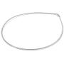 Sterling Silver Round Omega Snake Chain 1.6mm Solid 925 Italy Wire Necklace